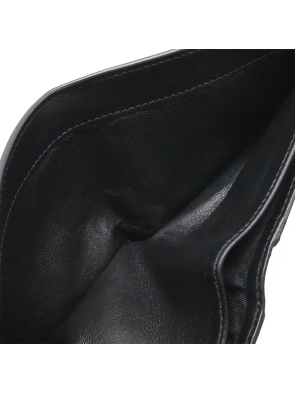 Saint Laurent Paris YSL Yves Tiny Cassandra Logo Bifold Billfold Wallet Leather - Picture 5 of 6
